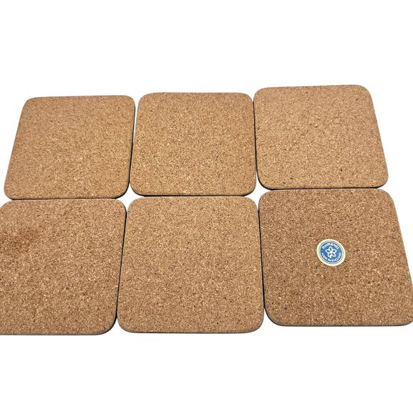 Pimpernel Meadow Flowers Cork Backed Coasters Set Of 6 England - Picture 8 of 12